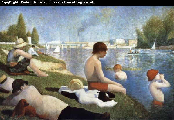 Georges Seurat Bathers of Asnieres